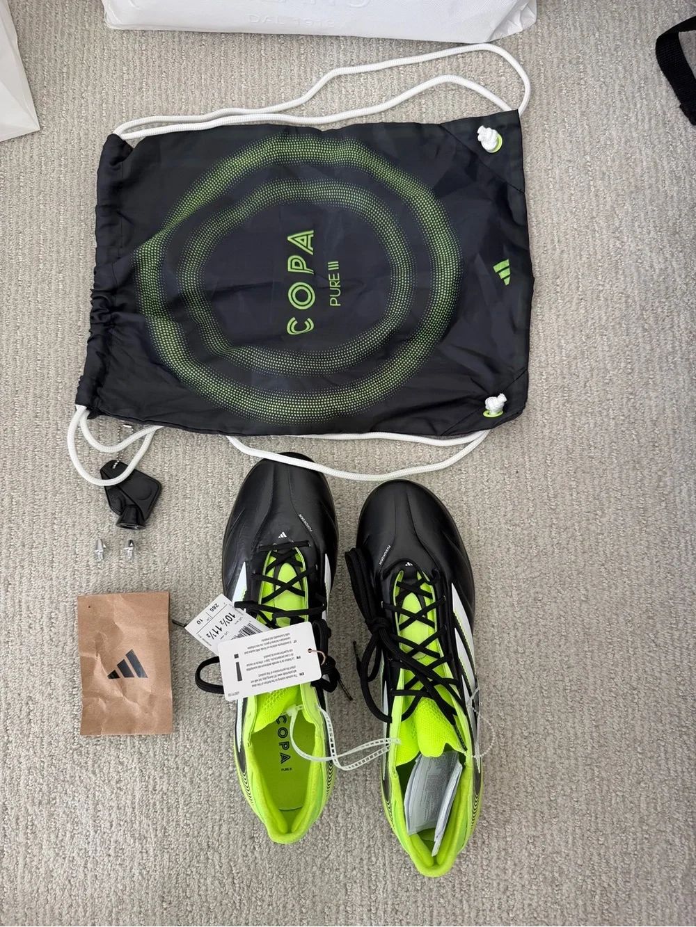 Adidas copa pure 3 soft ground metal studs with replacements